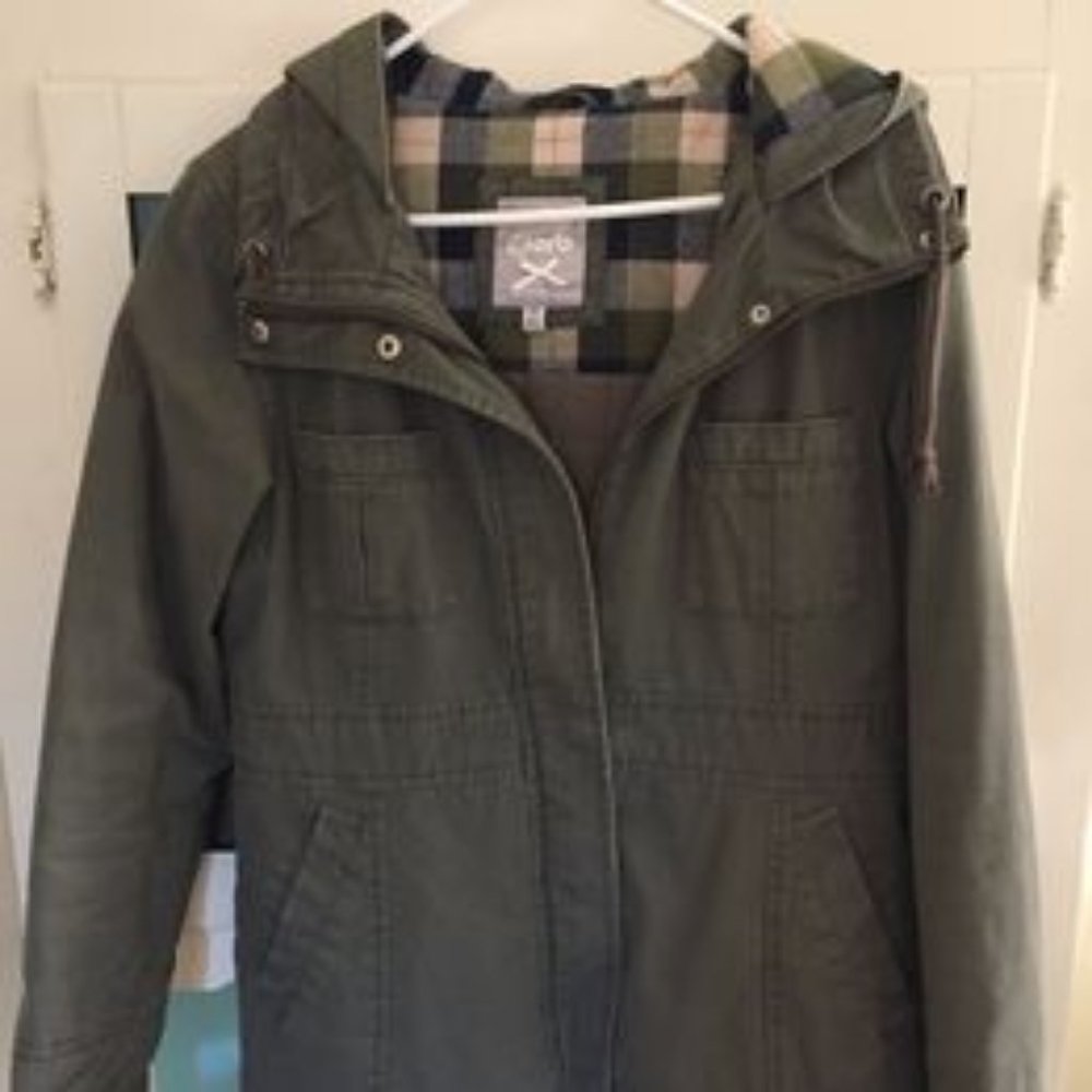 Near new Orb Jacket with lined hood.